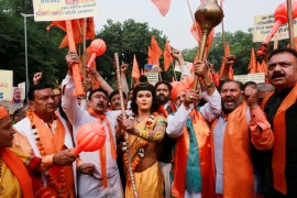 Ayodhya protest reuters