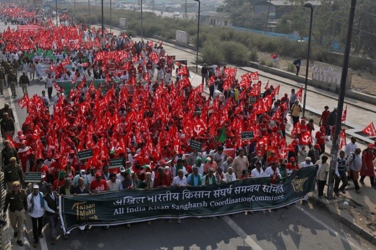 Farmers protest Delhi - Reuters