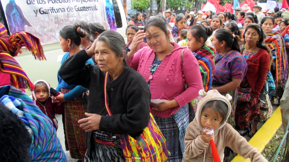 Thousands of Guatemalans have rallied in support of CICIG over the last few days [Sandra Cuffe/Al Jazeera] 