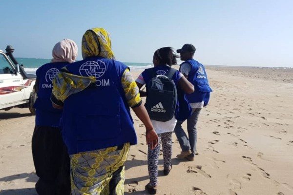 ООН казва, че 38 загинали, включително деца, при потъването на лодка с мигранти край Джибути