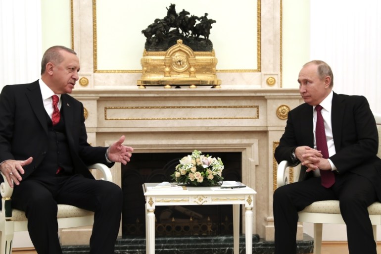 Recep Tayyip Erdogan - Vladimir Putin meeting in Moscow