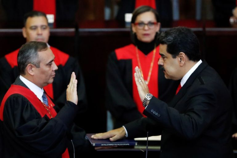 Maduro swearing in