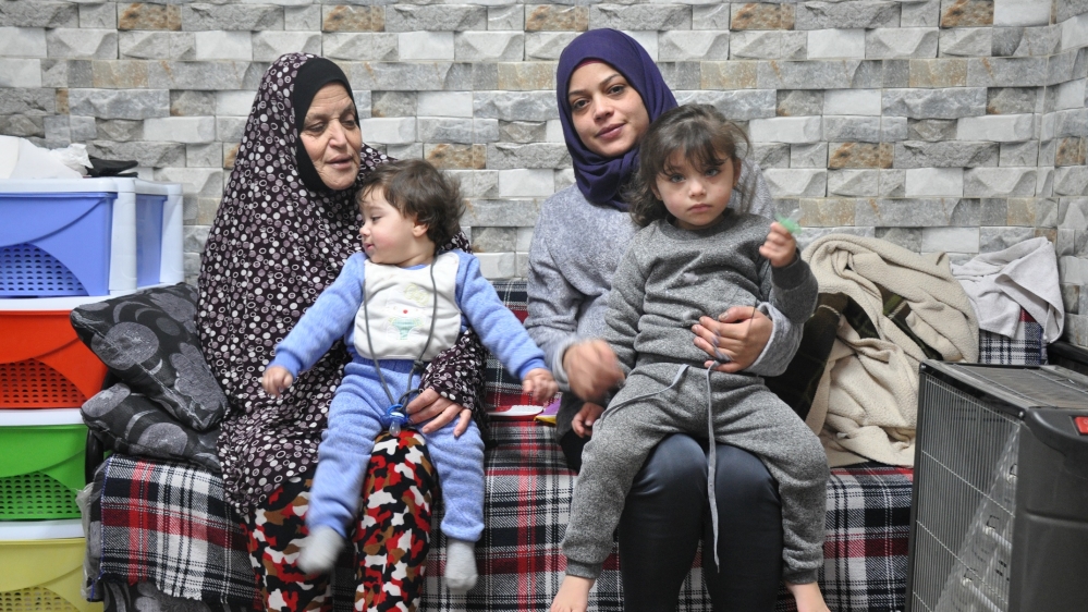 Ramziyeh Sabbagh, who is nine months pregnant, lives with her ill mother, brother and his two children in their Sheikh Jarrah home [Zena Tahhan/Al Jazeera]