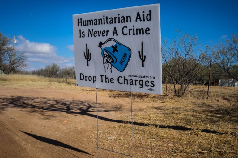 Humanitarian groups on the US-Mexico border