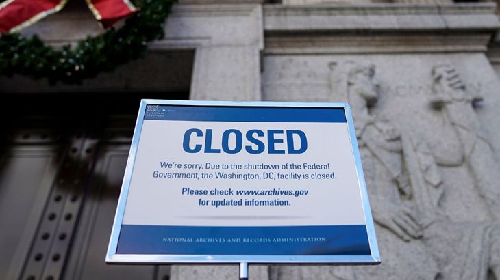 US government shutdown