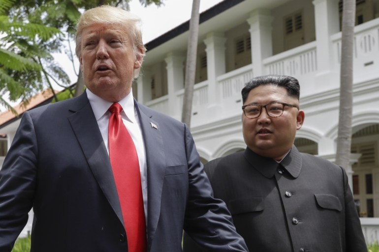 U.S. President Donald Trump and North Korea leader Kim Jong Un