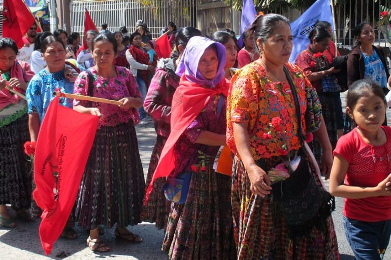 Guatemala amnesty protest