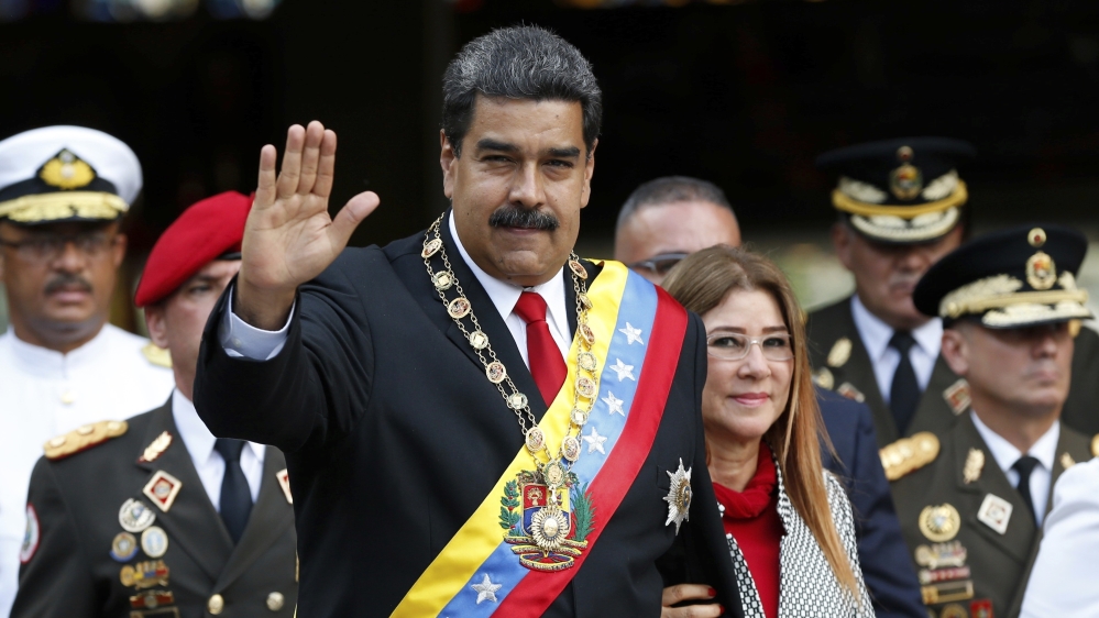  Venezuela's Nicolas Maduro declared a second victory on May 22, 2018 [File: Ariana Cubillos/AP]