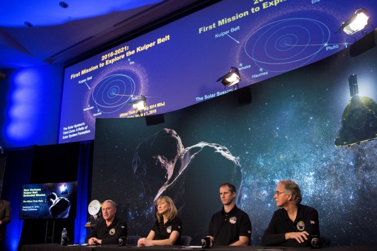 Team discusses the upcoming New Horizon''s flyby of the Kuiper Belt object Ultima Thule