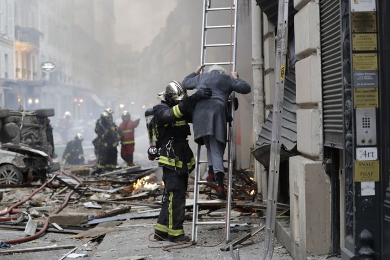 Paris, France blast