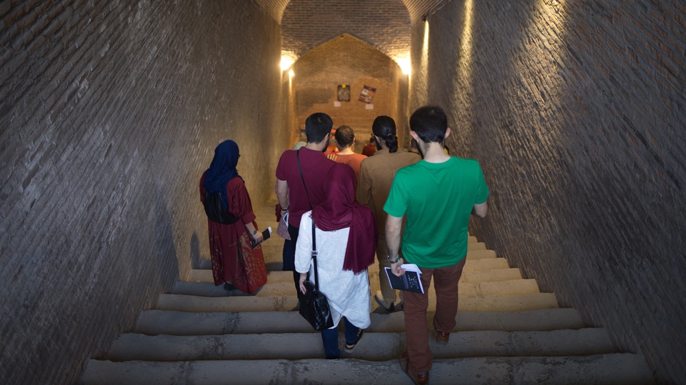 The underground reservoir was used to store drinking water during pre-modern Iran [Erfan Dadkhah/Al Jazeera]