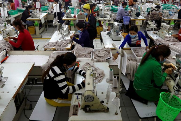 Cambodia garment factory