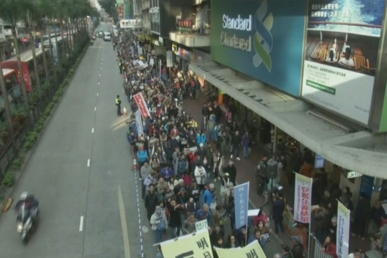 Hong Kong pro-independence rally