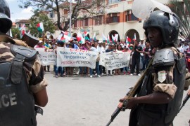 Marc Ravalomanana Madagascar protest