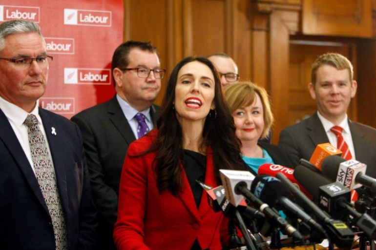 New Zealand Labour Party leader Jacinda Ardern