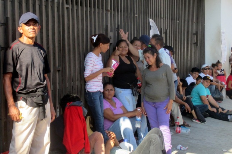 Hondurans refugees