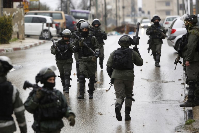 Ramallah raid -AP photo