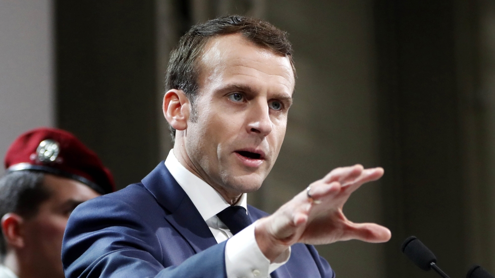 France's President Emmanuel Macron has insisted it will only accept a delay on Brexit with a good reason for it [File: Guillaume Horcajuelo/AP]