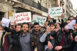Algeria protests [Hamdi Baala/Al Jazeera]