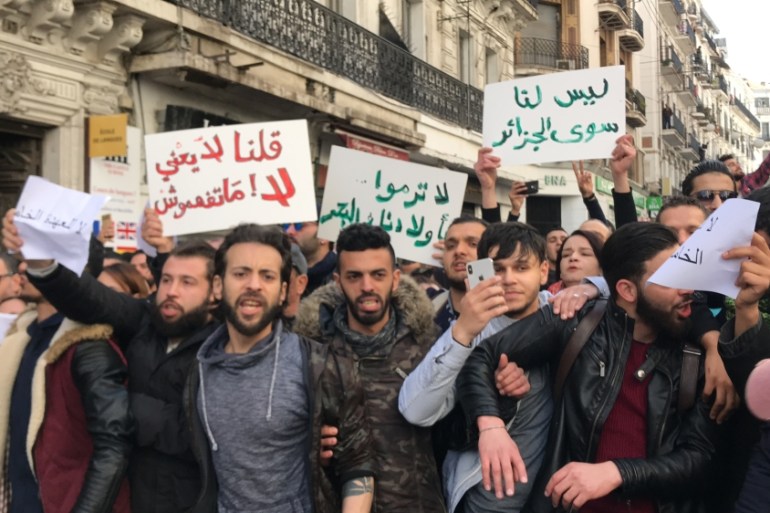Algeria protests [Hamdi Baala/Al Jazeera]