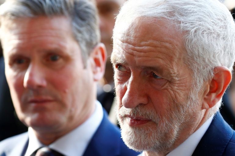 Britain''s Labour Party leader Corbyn leaves a meeting with EU Chief Brexit Negotiator Barnier in Brussels