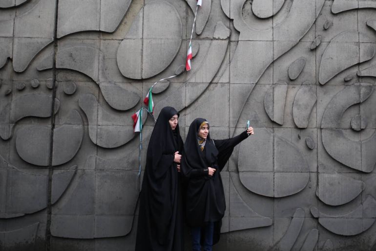 Iran Revolution at 40 [Mohammad Ali Najib/Al Jazeera]
