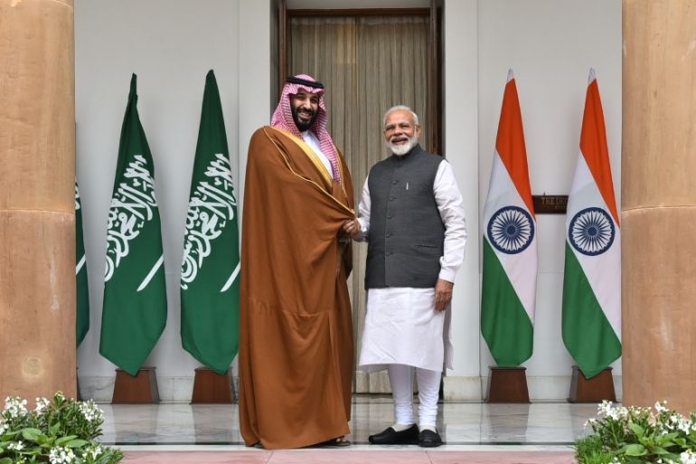Crown Prince of Saudi Arabia Mohammad bin Salman in India