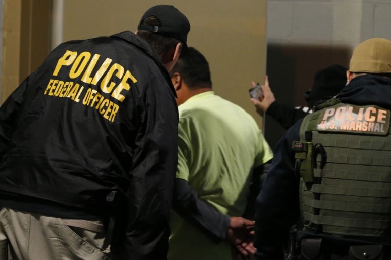 U.S. Immigration and Customs Enforcement agents