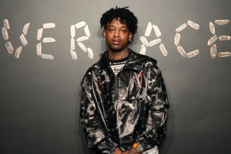 21 savage rapper arrested by ICE - file