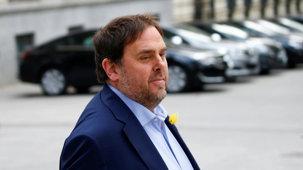 The Spanish Attorney General's Office asked for the longest prison term for Junqueras [Javier Barbancho/Reuters]