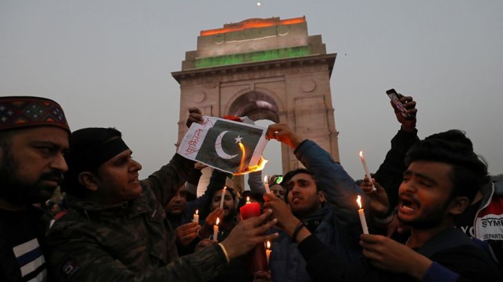 India protest over Kashmir attack