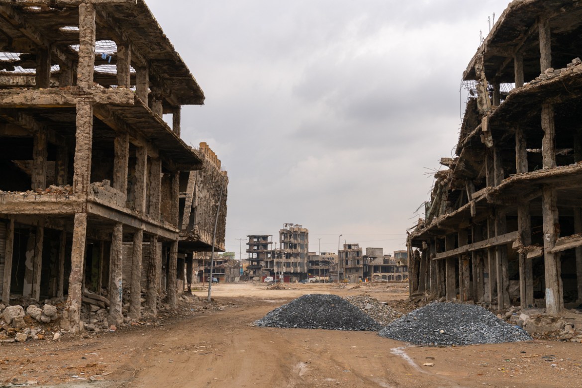 Over 5000 buildings in old Mosul have been damaged according to the United Nations.