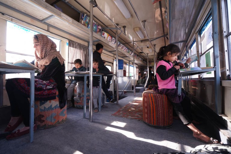 Kabul''s mobile library