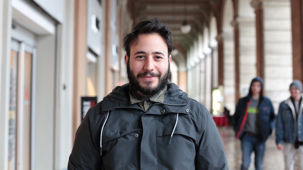 Student Alessandro Di Luna is worried about the impact on ordinary people [Ylenia Gostoli/Al Jazeera]