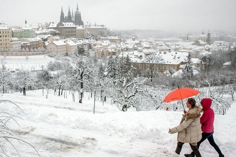 Prague Snowstorm