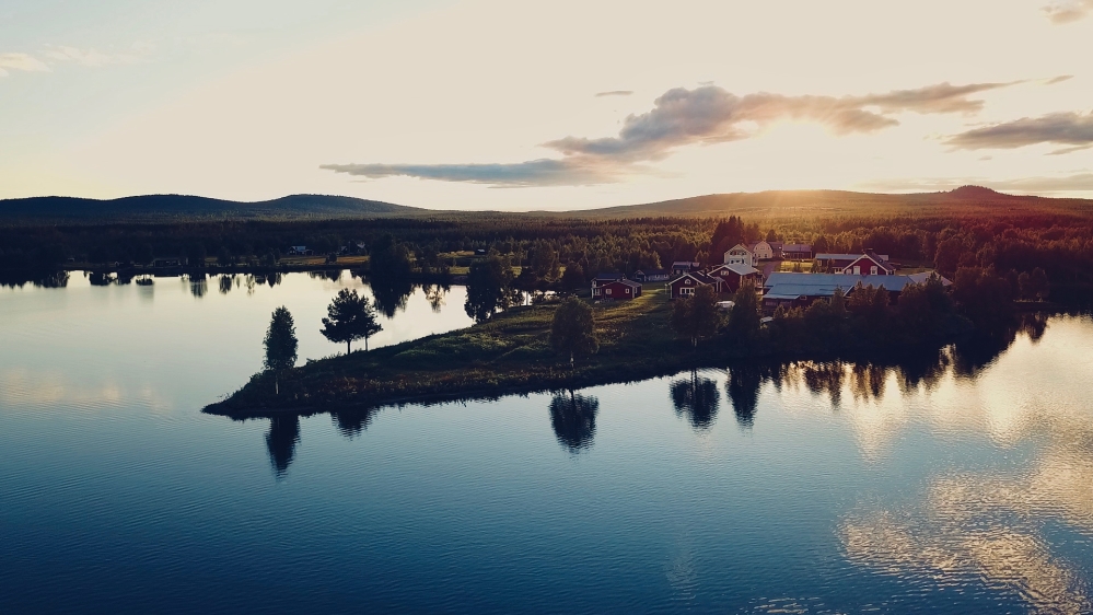 Randijaur Lake, north Sweden [Tor Tuorda/Al Jazeera]