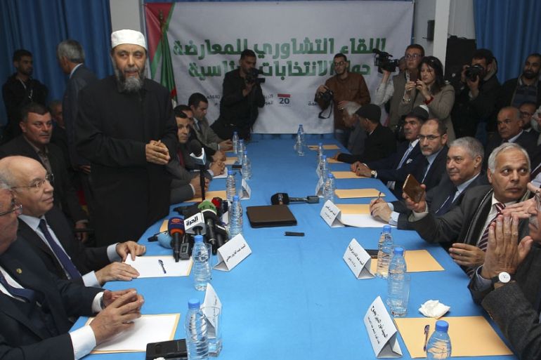 Algeria opposition meeting