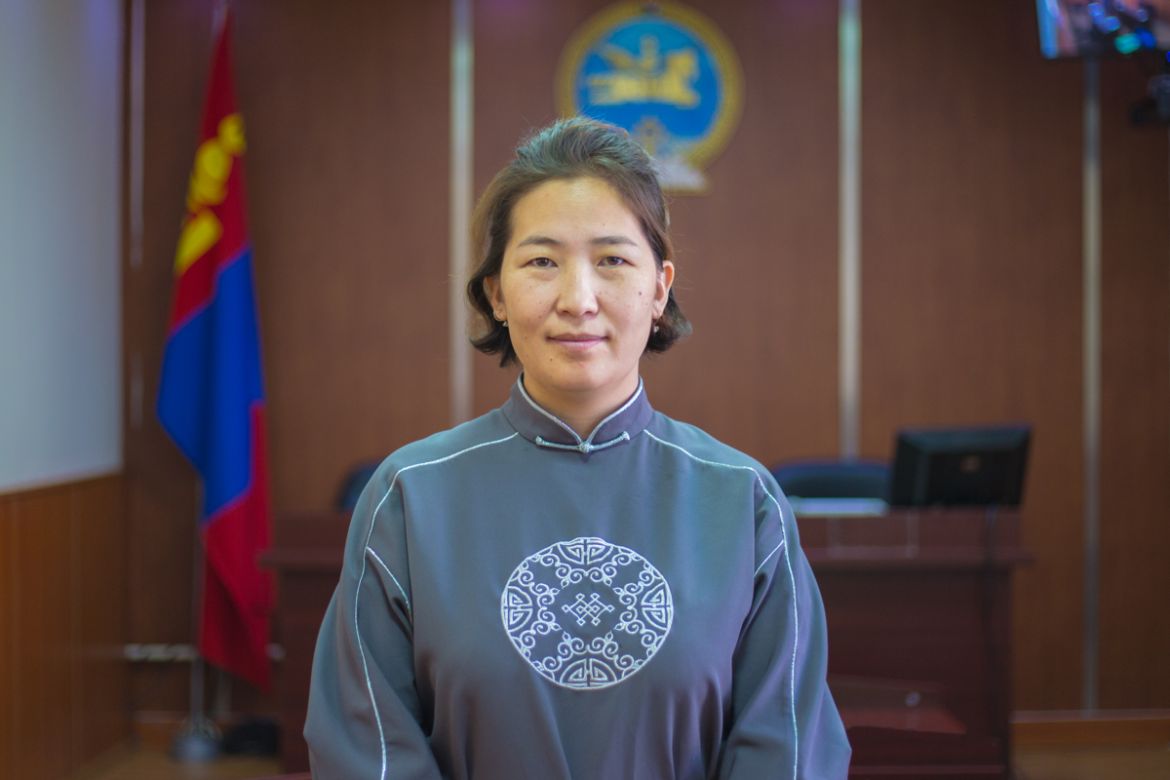 Ulaanbaatar-based lawyer Baasanjargal Khurelbaatar sued the government of Mongolia in the country’s Supreme Court. “No child is obliged to put food on the table,” she says. [Anand Tumurtogoo/Al Jazeer