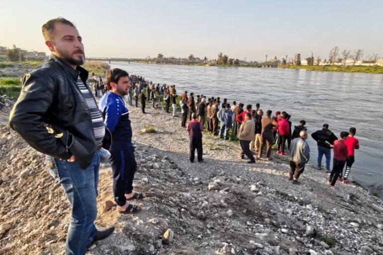 Ferryboat sinks in Iraq’s Tigris River, leaving 55 dead