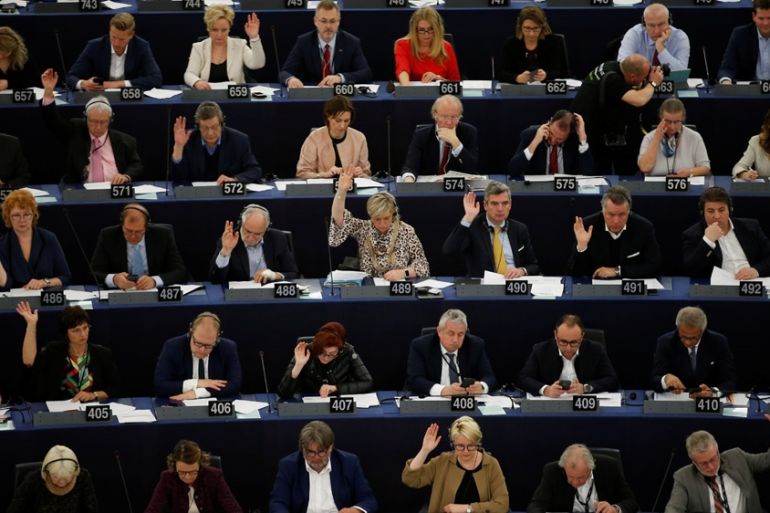 European Parliament copyright vote