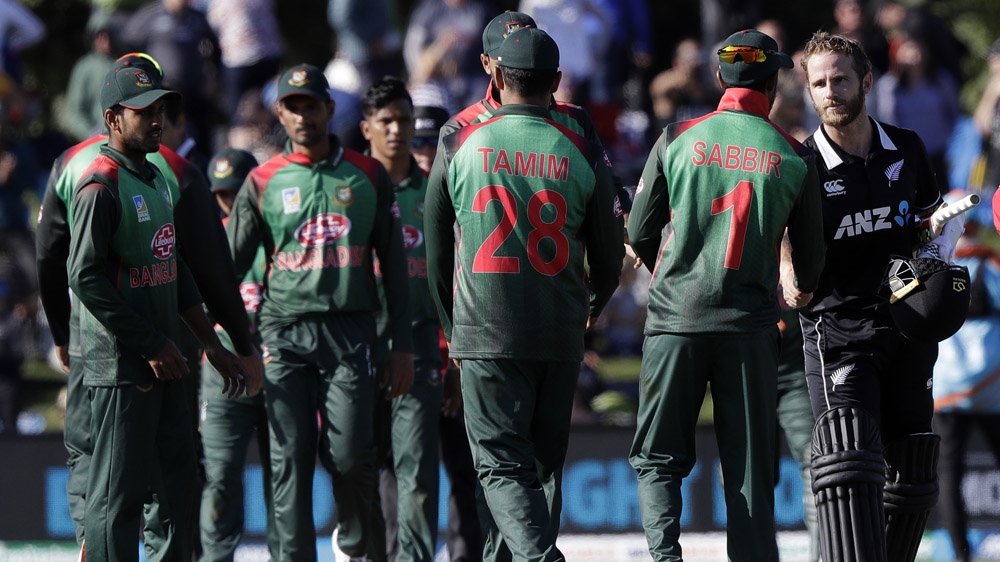 Bangladesh and New Zealand previously met in a Feb 16 match in Christchurch [File: Mark Baker/AP Photo]