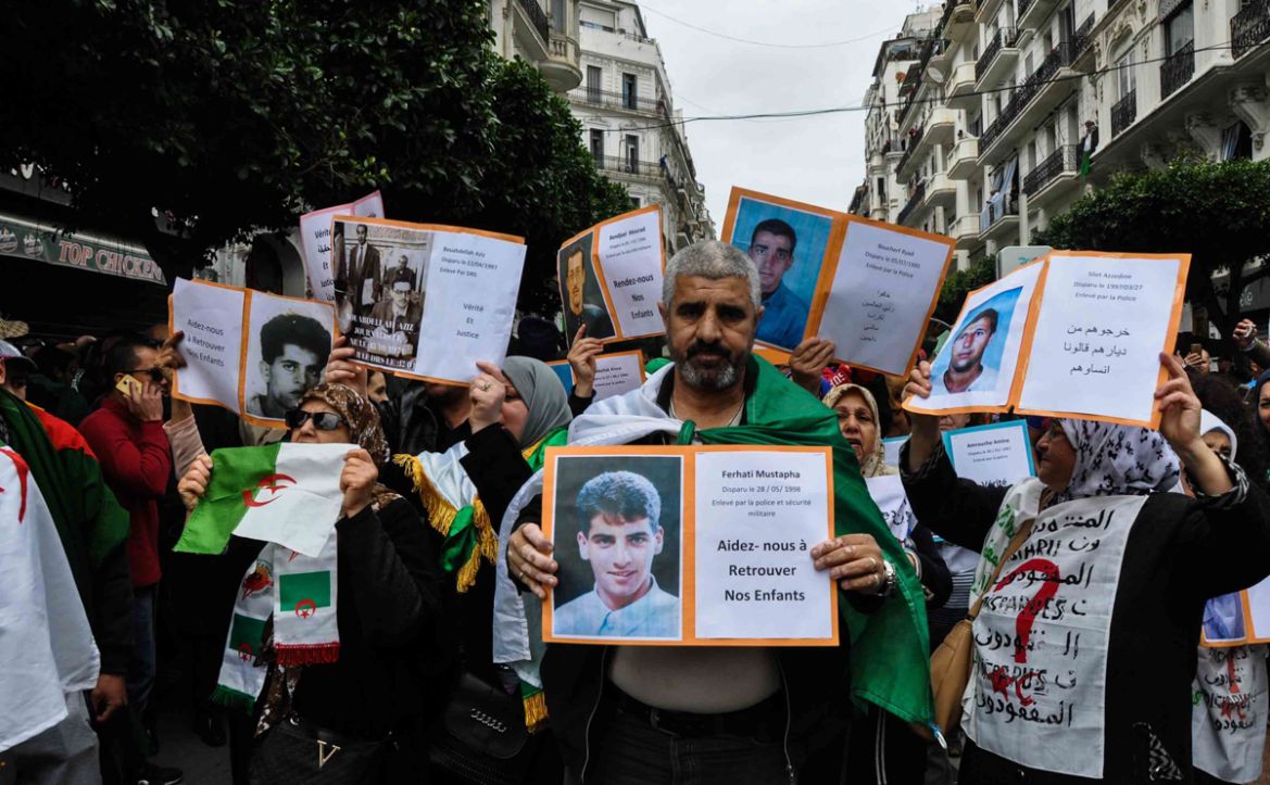 algeria protests [Ahmed Belghit/Al Jazeera]