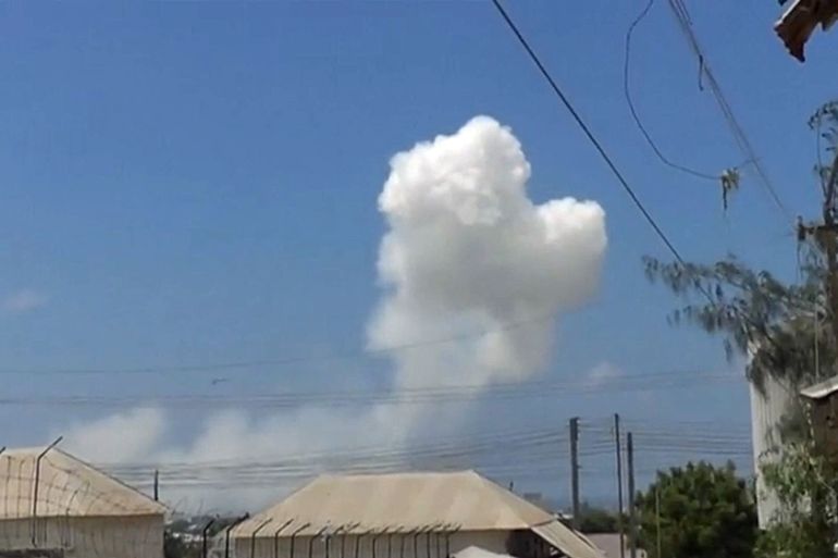 Al-Shabab fighters stormed a Somali government building in Mogadishu