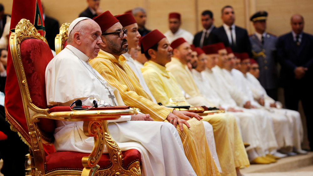 Morocco's King Mohammed VI invited the pope for the sake of 