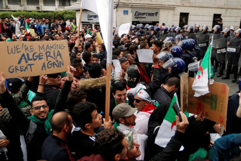 Algeria: Protest against President Abdelaziz Bouteflika in Algiers