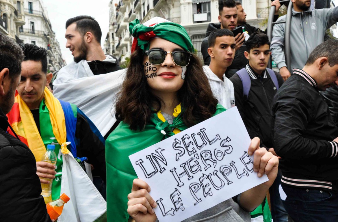 algeria protests [Ahmed Belghit/Al Jazeera]