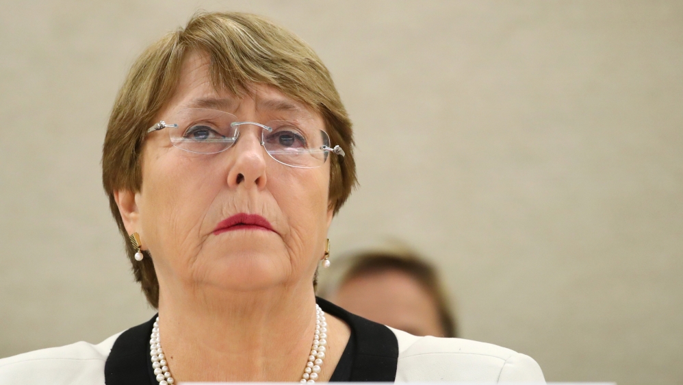 Bachelet warned the laws could encourage violence and discrimination [File: Denis Balibouse/Reuters]