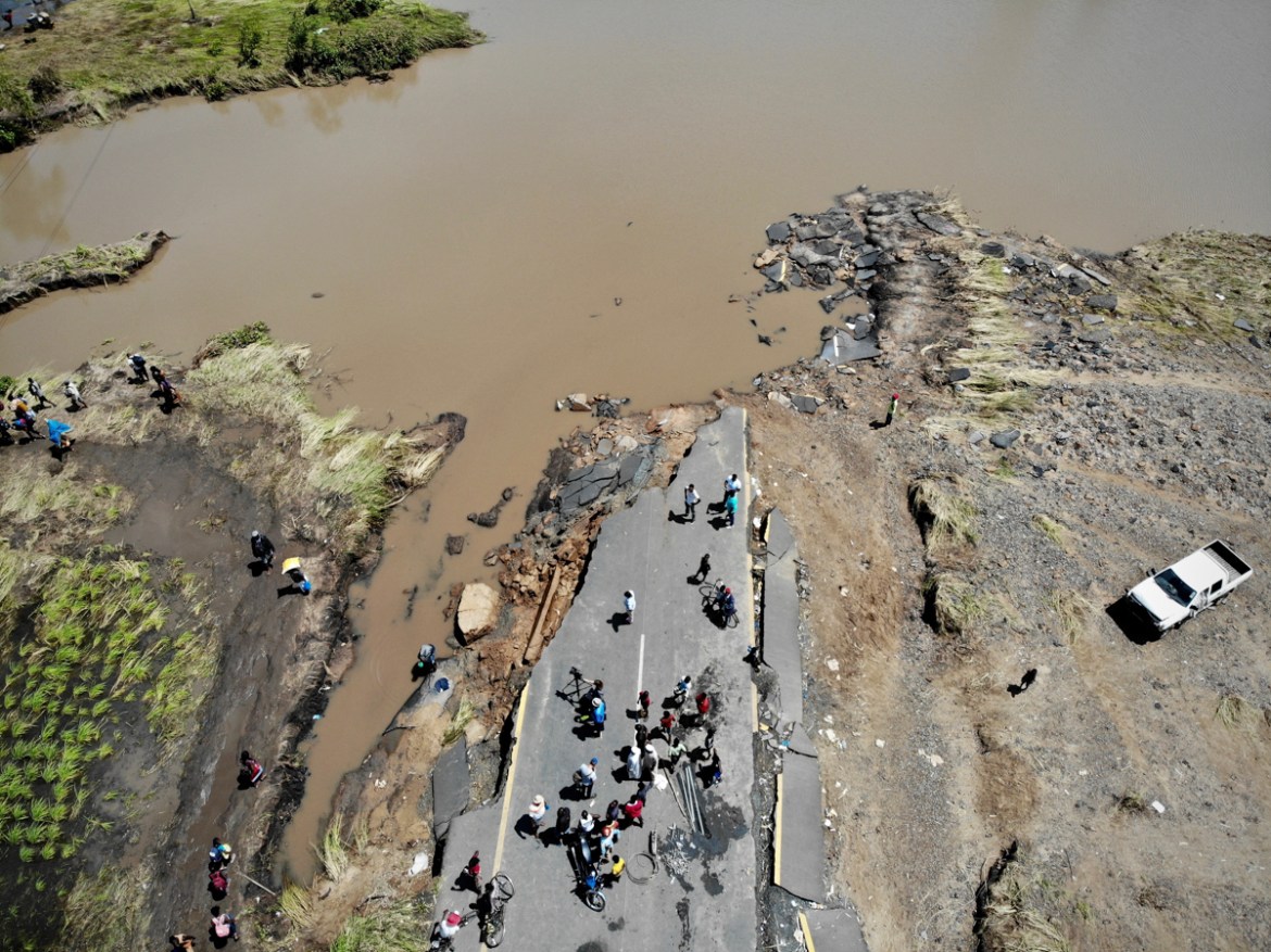 Cyclone Idai hit Beira, home to around half a million people, with winds of up to 170 kilometres per hour.