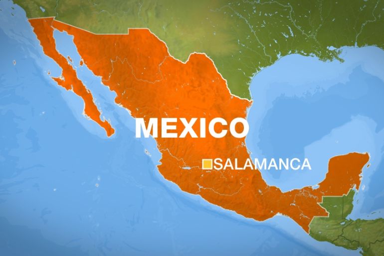Salamanca, Mexico map [Al Jazeera]