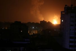Gaza air strikes